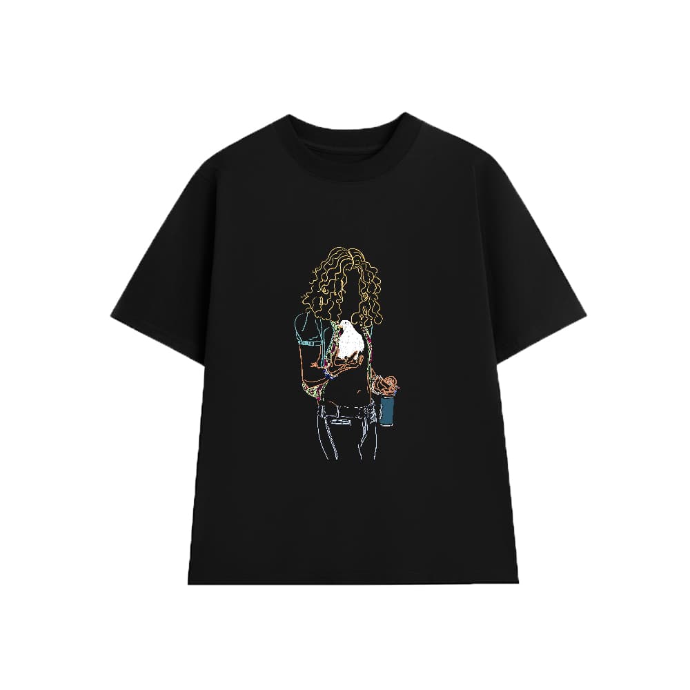 Áo Thun Robert Plant -  LED ZEPPELIN vintage RP01, Unisex Form Rộng Cotton Mềm