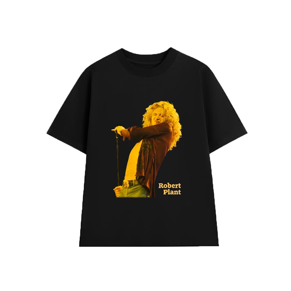 Áo Thun Robert Plant -  LED ZEPPELIN vintage RP02, Unisex Form Rộng Cotton Mềm
