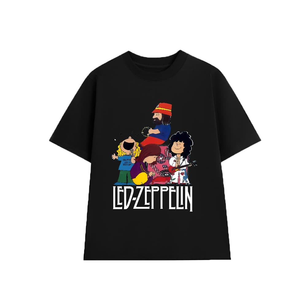 Áo Thun LED ZEPPELIN BAND vintage B001, Unisex Form Rộng Cotton Mềm