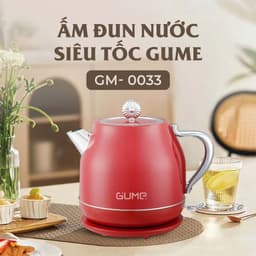 Ấm Siêu Tốc Cao Cấp GUME GMEK Chính Hãng - Dung Tích 1.8L - Công Suất 1800W - An Toàn 3