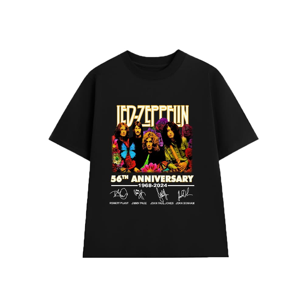 Áo Thun LED ZEPPELIN BAND vintage B004, Unisex Form Rộng Cotton Mềm