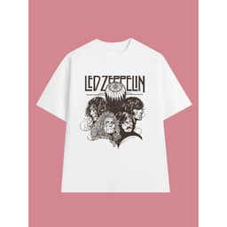 Áo Thun LED ZEPPELIN BAND vintage B006, Unisex Form Rộng Cotton Mềm 1
