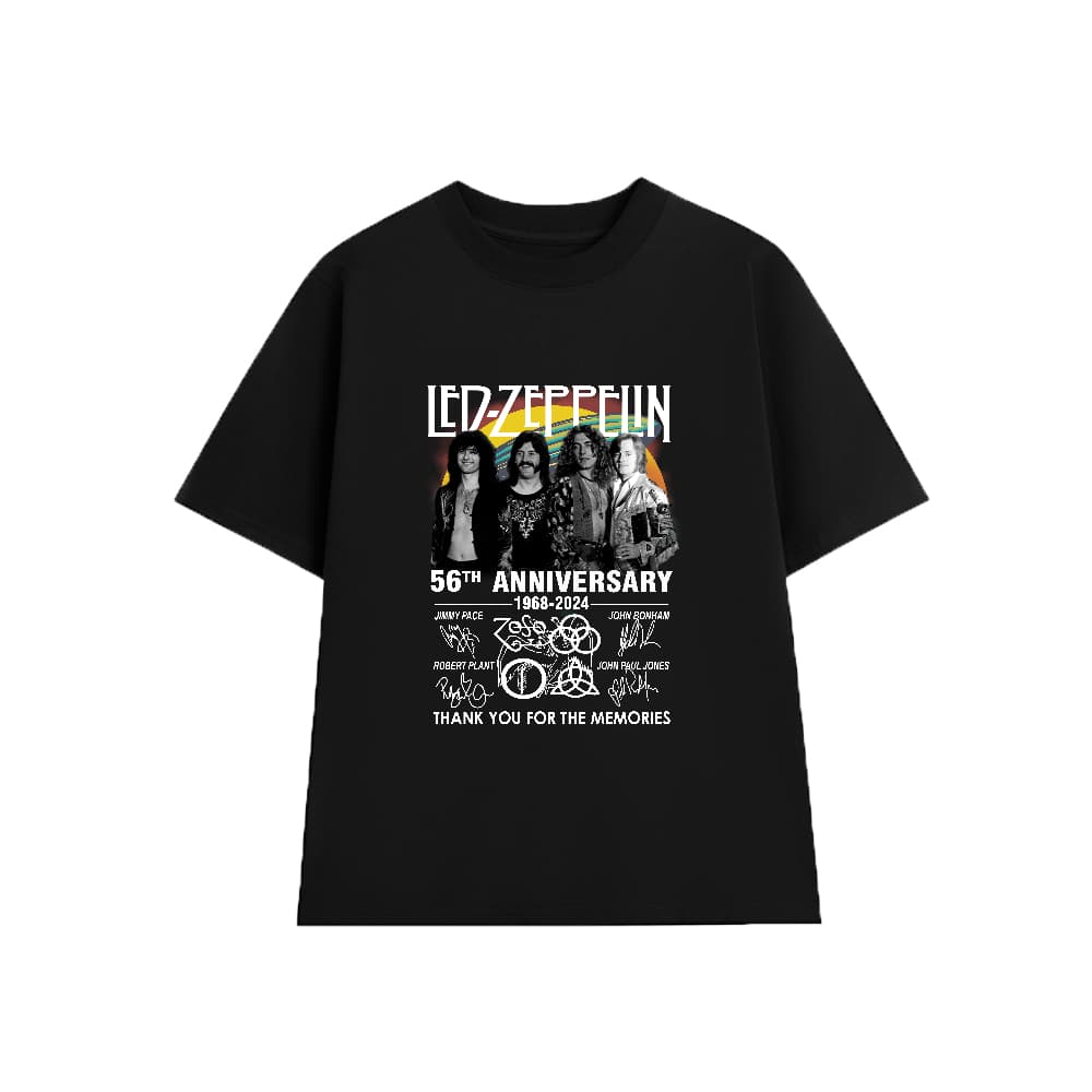Áo Thun LED ZEPPELIN BAND vintage B007, Unisex Form Rộng Cotton Mềm