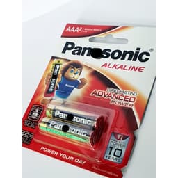 Vỉ 2 pin AAA (3A)/ AA (2A) Pan@sonic 1,5V Alkailine LR03T và NP Việt Nam 3