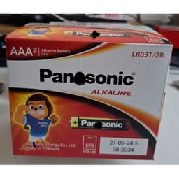 Vỉ 2 pin AAA (3A)/ AA (2A) Pan@sonic 1,5V Alkailine LR03T và NP Việt Nam 2