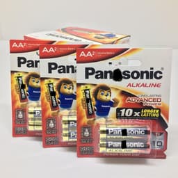 Vỉ 2 pin AAA (3A)/ AA (2A) Pan@sonic 1,5V Alkailine LR03T và NP Việt Nam 6