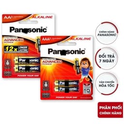 Vỉ 2 pin AAA (3A)/ AA (2A) Pan@sonic 1,5V Alkailine LR03T và NP Việt Nam 1