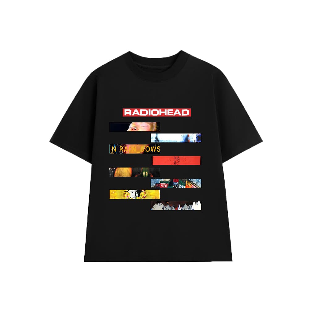 Áo Thun RADIOHEAD ALL ALBUM 02, Unisex Form Rộng Cotton Mềm