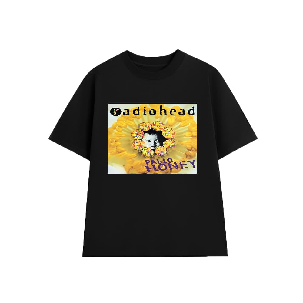 Áo Thun RADIOHEAD - Pablo Honey (album), Unisex Form Rộng Cotton Mềm