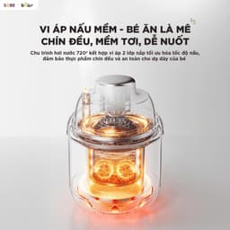 Máy Xay Ăn Dặm Bear 0.35L BFM-045KN Đa Năng Mini Tiện Lợi Bảo Hành 18 Tháng 5