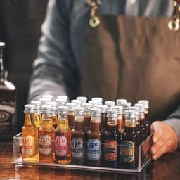 Chai Rượu Mini Dùng Một Lần Có Nắp, Chai Cafe Cốc Trà Sữa Dung Tích 50ml Làm Bằng Nhựa PET Cao Cấp Trong Suốt 3