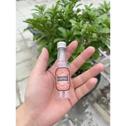 Chai Rượu Mini Dùng Một Lần Có Nắp, Chai Cafe Cốc Trà Sữa Dung Tích 50ml Làm Bằng Nhựa PET Cao Cấp Trong Suốt 6