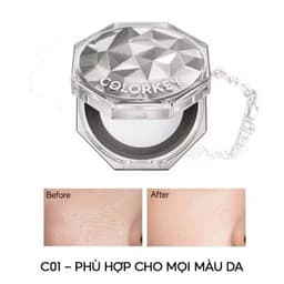 Phấn Phủ Bột Kiềm Dầu Mỏng Nhẹ COLORKEY Hạt Phấn Siêu Mịn, Kiểm Soát Dầu 24h, Chống Nước, Lâu Trôi 8g/Hộp 5