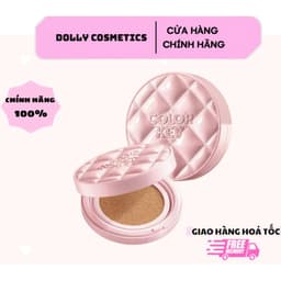 COLORKEY Cushion Chống Nắng SPF50+ PA++++ Kẻ Ô Hồng, Mỏng Nhẹ, Lâu Trôi 24H,  Nâng Tone Tự Nhiên, Dưỡng Sáng 11g 1