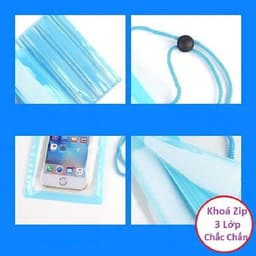 Túi Chống Nước Điện Thoại, 3 Lớp Chắc Chắn Không Thấm Nước, Màu Ngẫu Nhiên 4
