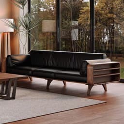 Ghế sofa gỗ tự nhiên đệm nỉ, da VUADECOR VS121 7