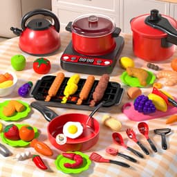 Bộ Đồ Chơi Nấu Ăn Playhouse 36 Chi Tiết, Bếp Có Đèn Đồ Chơi Cho Bé, Đồ Chơi Nấu Ăn Cho Bé, Memocshop 5