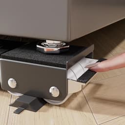 Thanh Trượt Đa Năng Di Chuyển Đồ Nặng Tải Trọng 500Lbs(250kg), Giá Đỡ Tủ lạnh Có Bánh Xe Có Thể Điều Chỉnh Kích Thước 7