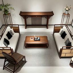 Ghế sofa gỗ tự nhiên phối mây VUADECOR VS123 2