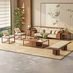Ghế sofa gỗ tự nhiên phối mây VUADECOR VS124 9