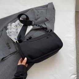 🌸FREESHIP🌸Túi đeo chéo vai chất liệu nylon thời trang Hàn Quốc sức chứa lớn cho nữ 5