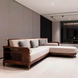 Ghế sofa góc gỗ đệm nỉ VUADECOR VS125 3