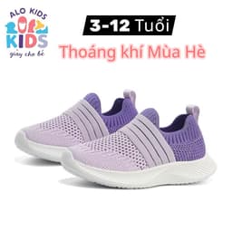 Giày lười thoáng khí cho trẻ em 4-15 tuổi giày thể thao cho bé trai bé gái. 677 2