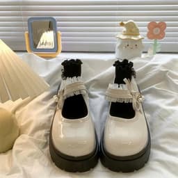 Giày Đốc Đinh Nữ, Giày Nữ 2 Màu Đế Cao 5cm Dễ Phối Đồ N51. 2