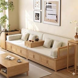 Ghế sofa gỗ tự nhiên phối mây VUADECOR VS132 8