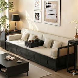 Ghế sofa gỗ tự nhiên phối mây VUADECOR VS132 9