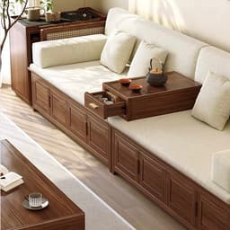 Ghế sofa gỗ tự nhiên phối mây VUADECOR VS132 7