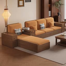Bộ Ghế sofa gỗ tự nhiên có ngăn để đồ VUADECOR VS134 7