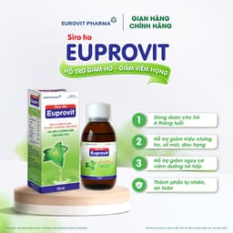 Siro Ho Euprovit - Giúp Giảm Ho, Sổ Mũi, Hỗ Trợ Giảm Nguy Cơ Viêm Đường Hô Hấp 2