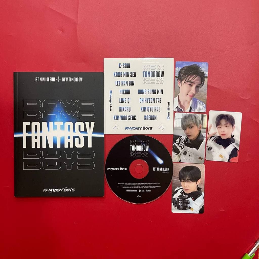 Album Fantasy Boys - NEW TOMORROW (My Teenage Boy) Official - Secondhand Sẵn Card - Album Kpop Giá Rẻ