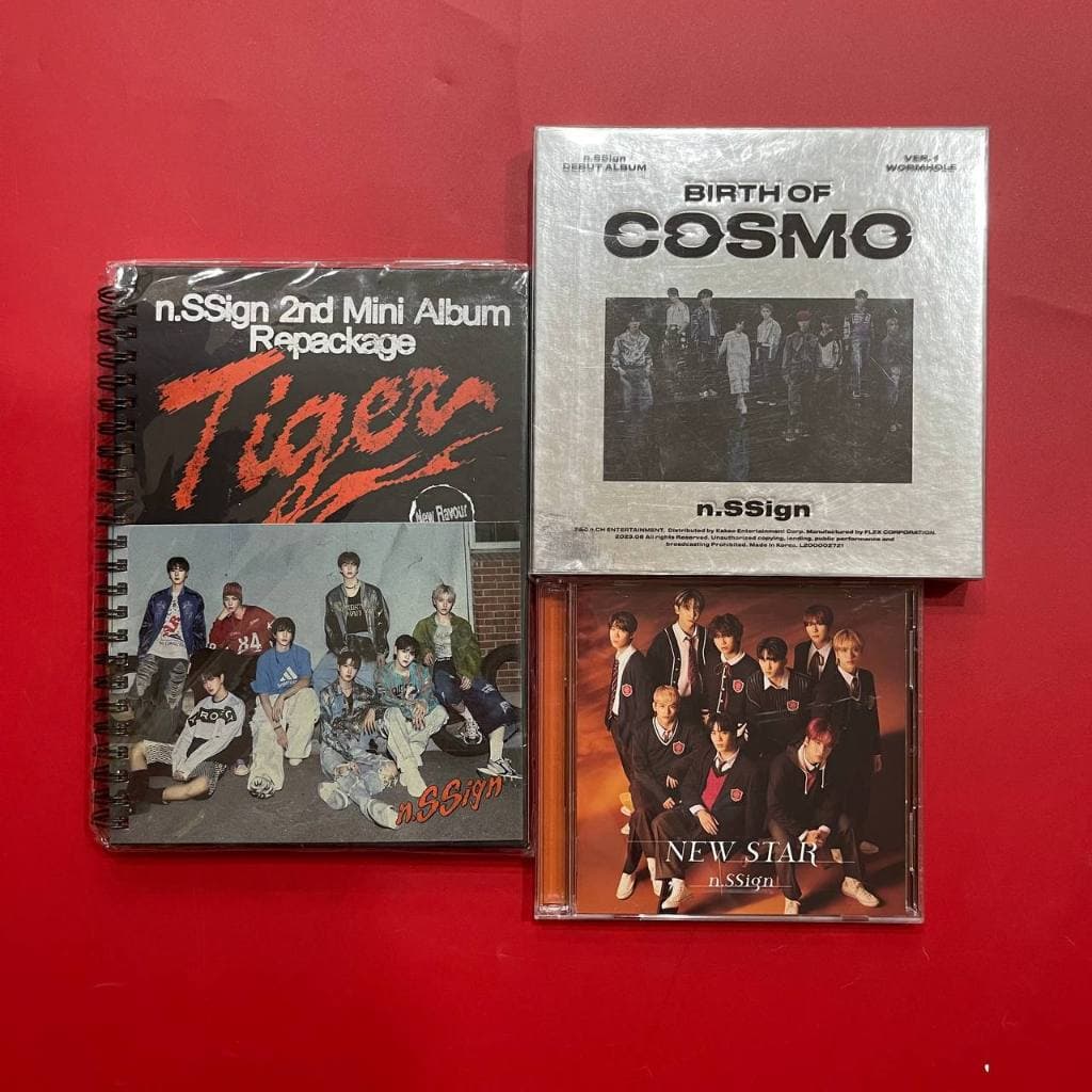 Album Kpop n.SSign Official - Album BIRTH OF COSMOS / Happy & - Secondhand Giá Rẻ - [Sẵn Card/Pob] nSSign Chính Hãng
