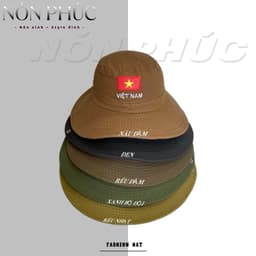 MŨ VÀNH LAO ĐỘNG ,BO NAM TÌNH NGUYỆN THÊU CỜ VN NAM NỮ 2