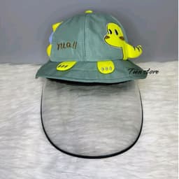 Nón chắn gió cản bụi Khủng Long [ 4tháng đến 20tháng ] có quai dễ  tháo rời kính che nắng chắn giớ chống bụi 7