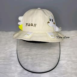 Nón chắn gió cản bụi Khủng Long [ 4tháng đến 20tháng ] có quai dễ  tháo rời kính che nắng chắn giớ chống bụi 6
