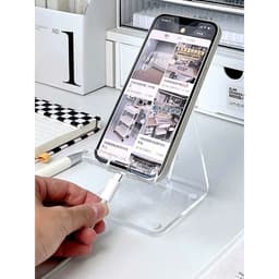 Giá đỡ điện thoại mica trong suốt tiện ích 2