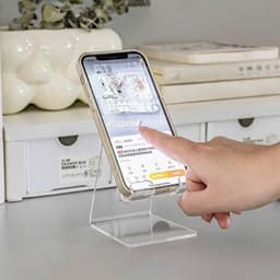 Giá đỡ điện thoại mica trong suốt tiện ích 1