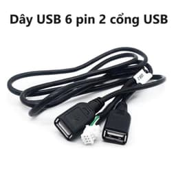 Phụ kiện cho màn Android có bán lẻ: Dây nguồn, Dây sim AV có quạt, Ăng ten 4G, Dây USB, Dây cam lùi 7
