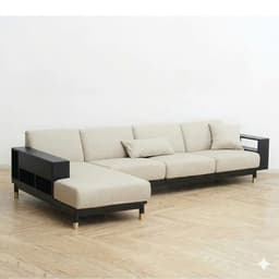 Bộ Ghế sofa góc gỗ tự nhiên VUADECOR VS139 8