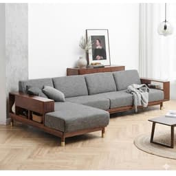 Bộ Ghế sofa góc gỗ tự nhiên VUADECOR VS139 2