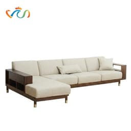 Bộ Ghế sofa góc gỗ tự nhiên VUADECOR VS139 1