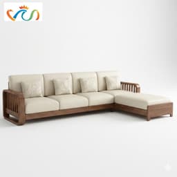 Bộ Ghế sofa gỗ tự nhiên VUADECOR VS140 1