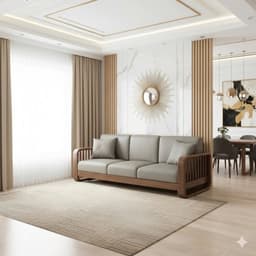 Bộ Ghế sofa gỗ tự nhiên VUADECOR VS140 7