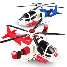 Đồ chơi máy bay trực thăng dùng pin nhạc đèn xoay 360 độ 6
