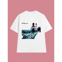 Áo Thun RADIOHEAD - OK Computer (album) 01, Unisex Form Rộng Cotton Mềm 2