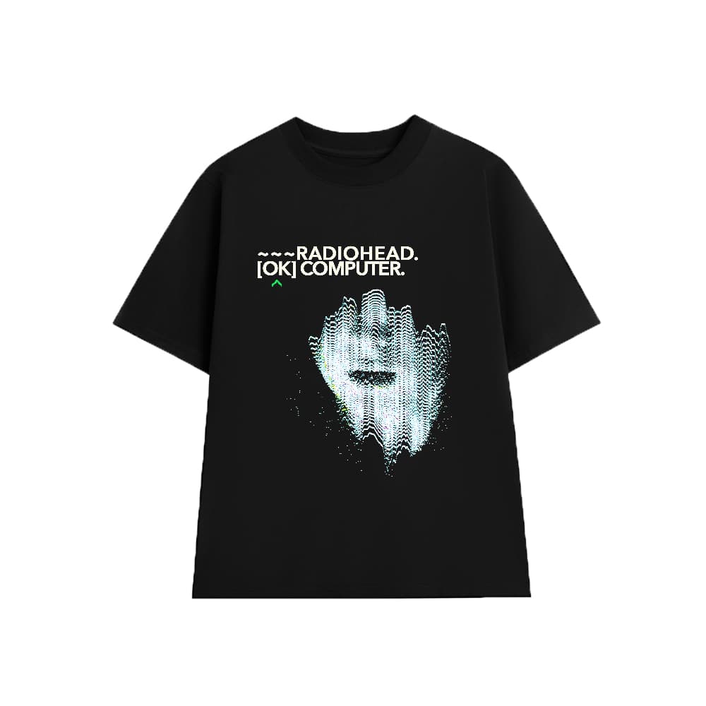 Áo Thun RADIOHEAD - OK Computer 03, Unisex Form Rộng Cotton Mềm