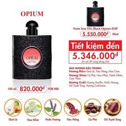 Nước hoa nữ OPIUM - QUYẾN RŨ, CÁ TÍNH (100ML) 2